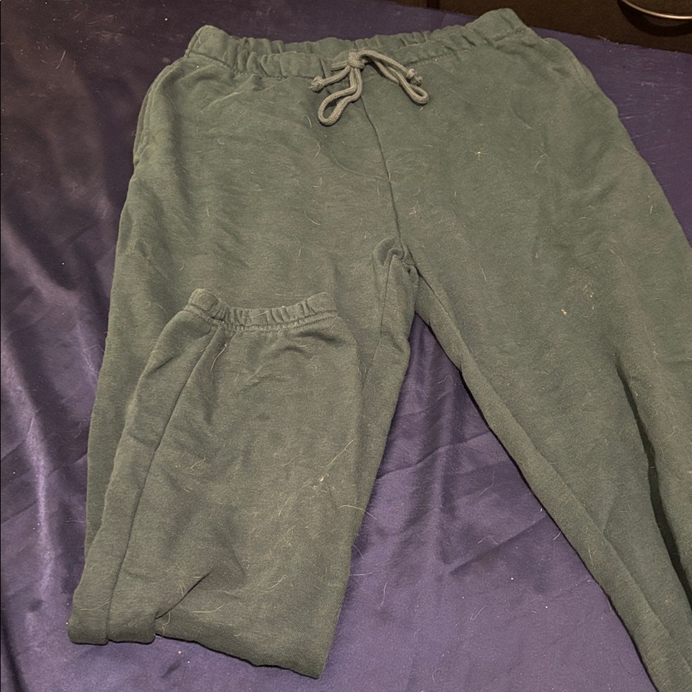 No Boundaries Green Sweatpants